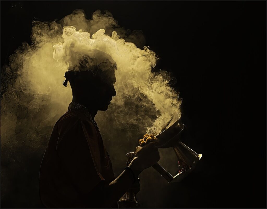 Open-Advanced_Aarti-Ceremony-on-the-Ganges_Robert-Scott_Equal-Merit